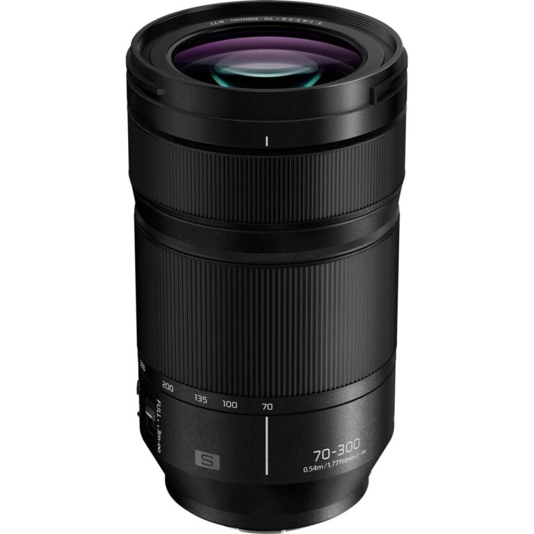 Panasonic S 70-300mm lens for mirrorless cameras, ideal for photography enthusiasts and professionals.