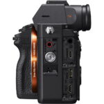 Sony A7R III A camera body with full-frame sensor and multiple ports, ideal for professional photography.