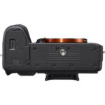 Top view of Sony 7R III A camera body, ideal for professional photography, available at Camix UK.