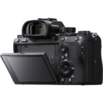 Sony A7R III A mirrorless camera body with tilting screen, ideal for professional photography.