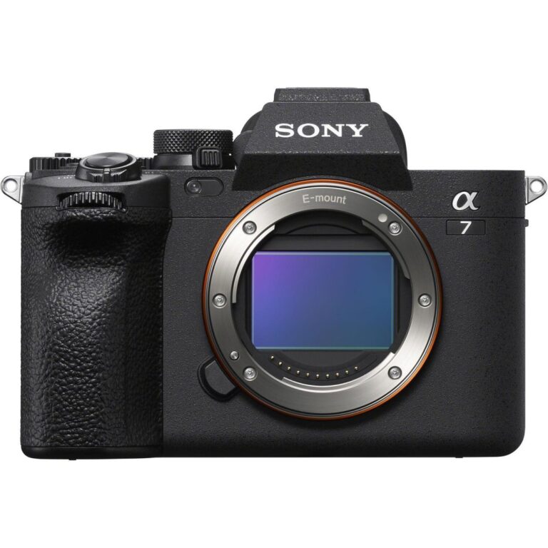 Sony A7 IV digital camera body, ideal for professional photography, available at Camix UK.