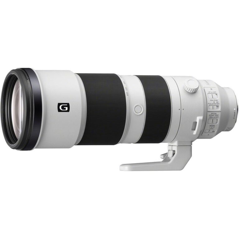 Sony FE 200-600mm f/5.6-6.3 G OSS lens for professional photography.