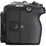 Side view of Sony FX3 cinema camera body with textured grip.