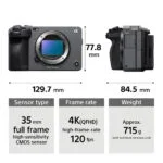Sony FX3 Cinema Camera with full-frame sensor and 4K 120fps capability.