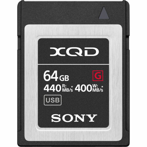 Sony XQD 64GB G Series - Read 440MB/S Write 400MB/S 4K Video