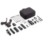 DJI camera gimbal and accessories set with carrying case, ideal for professional photography and videography.