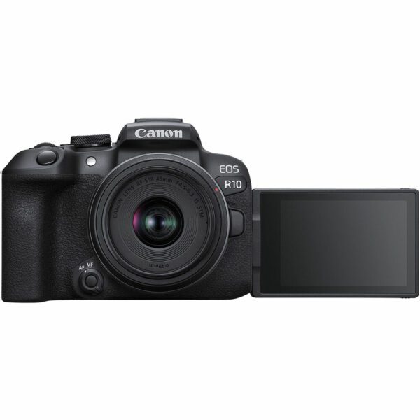 Canon R10 with RF-S 18-45mm lens