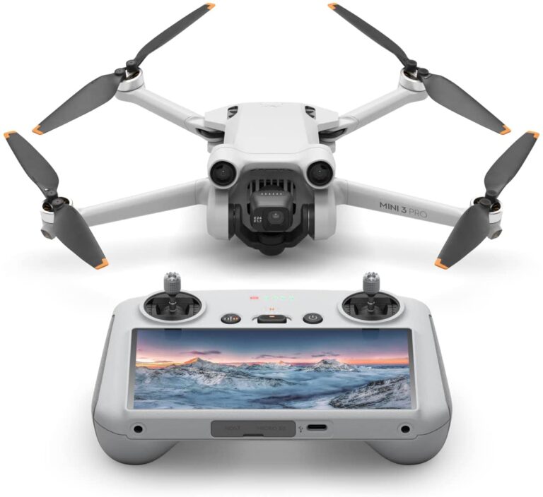 DJI Mini 3 Pro drone with DJI RC controller, available at Camix UK.