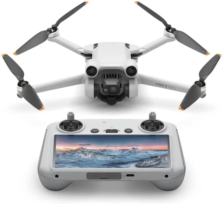 DJI Mini 3 Pro drone with DJI RC controller, available at Camix UK.