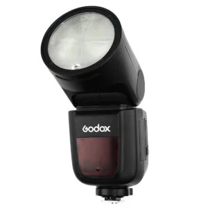 Godox camera flashgun for professional photography lighting.