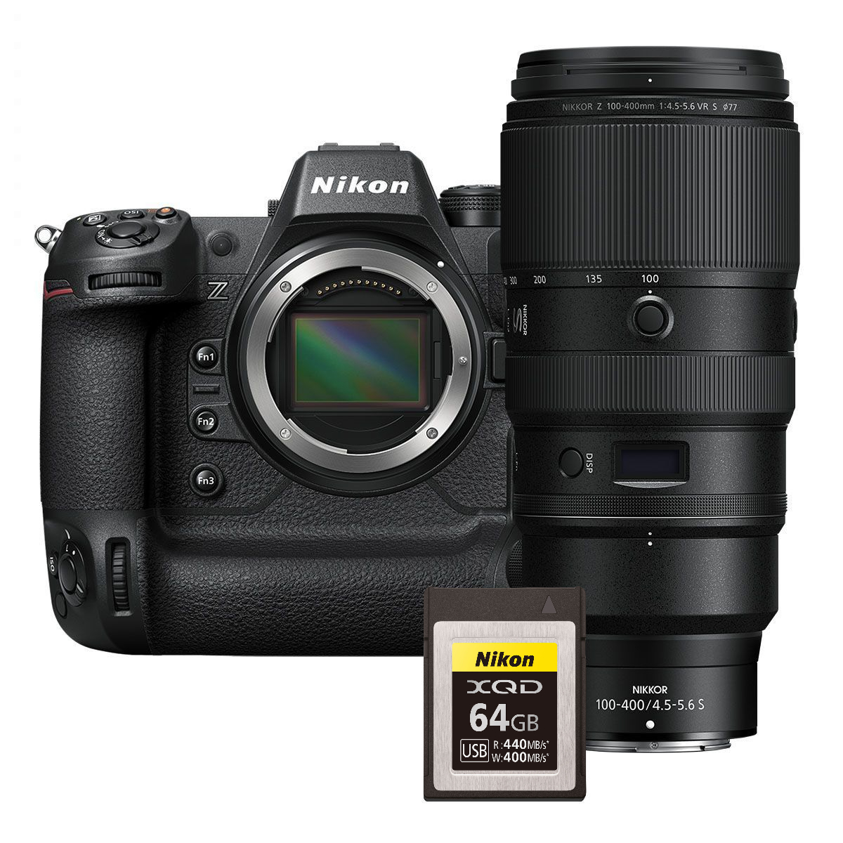 Nikon Z9 Body With Z 100-400mm Lens and 64GB XQD