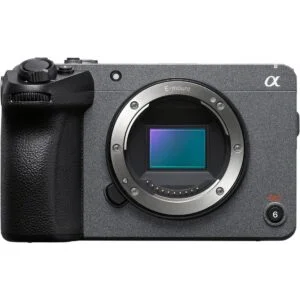 Sony FX30 digital cinema camera body with E-mount, ideal for professional videography.