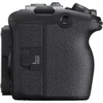 Side view of Sony FX30 digital cinema camera body, ideal for professional videography.