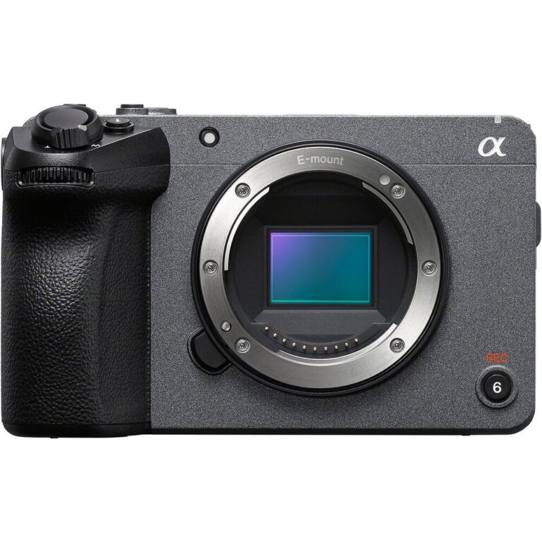 Sony FX30 digital cinema camera body with E-mount, ideal for professional videography.