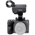Sony FX30 camera with XLR handle unit, ideal for professional video recording.