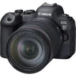 Canon R6 Mark II with 24-105mm f4L IS USM Lens, ideal for professional photography.