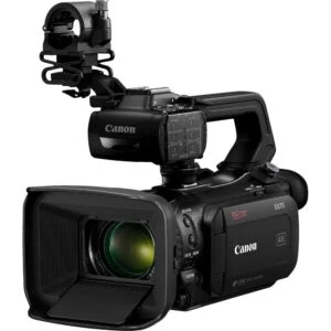 Canon XA70 professional camcorder with 4K capability, ideal for videography and cinema production.