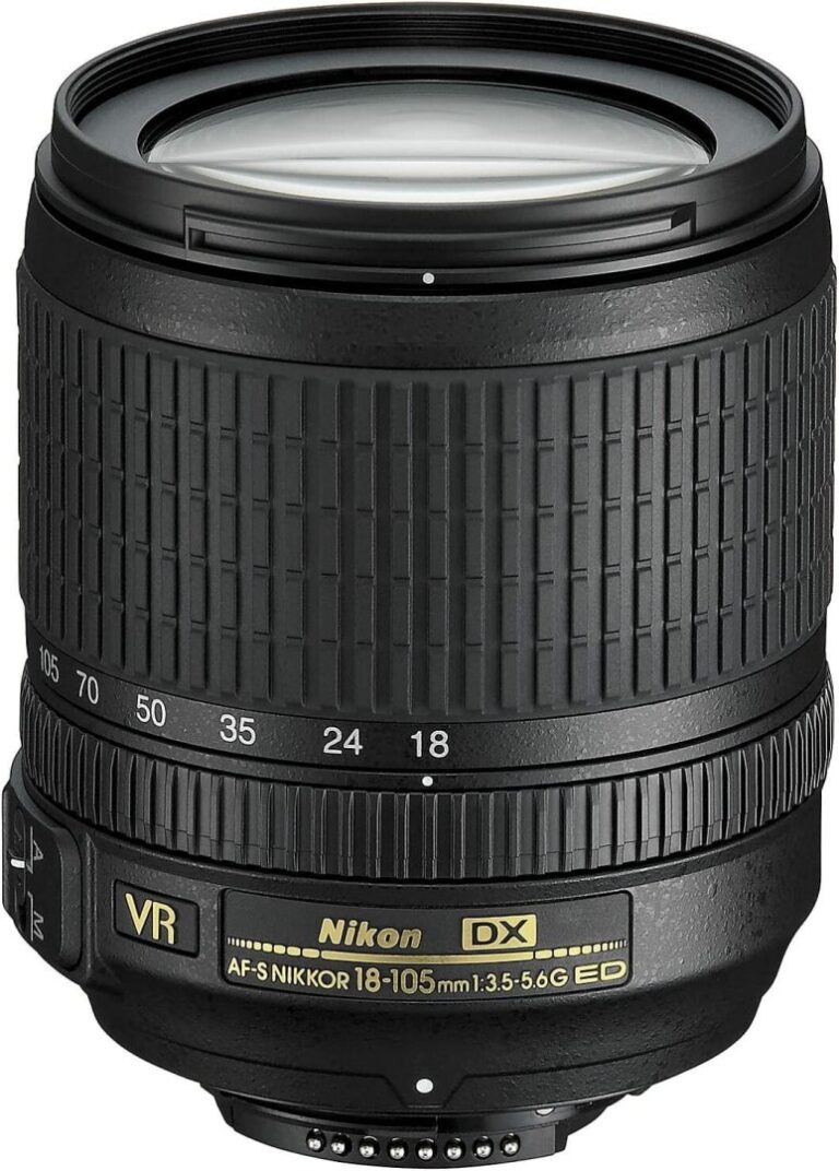 Nikon AF-S DX 18-105mm f/3.5-5.6G ED VR lens for DSLR cameras