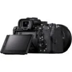 Sony A7R V mirrorless camera body with tilting screen, available at Camix UK.