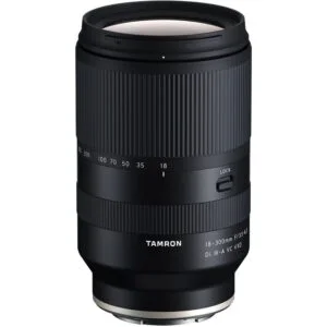 Tamron 18-300mm F3.5-6.3 Di III-A VC VXD lens for mirrorless cameras.
