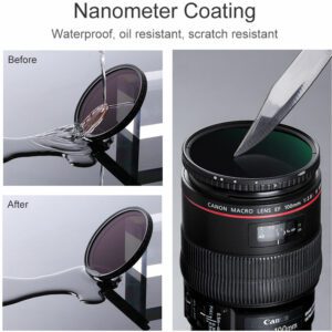 K&F Concept Nano-X ND8~128 Variable Fader 62mm Filter