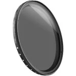 Variable ND filter for cameras, ideal for photography and videography.