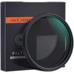 K&F Concept camera lens filter in packaging, ideal for photography enthusiasts.