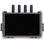 Professional camera monitor with four antennas for enhanced video shooting.