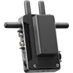 Professional camera accessory with antennas and ports for enhanced photography gear connectivity.