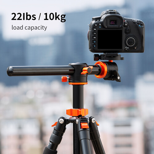 K&F SA254T2 Professional Camera Aluminium Tripod Portable Monopod