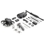 DJI drone kit with controller, goggles, and accessories from Camix camera shop UK.