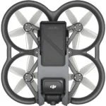 DJI drone with protective frame, ideal for aerial photography and videography.
