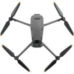 Top view of a DJI drone with four propellers, available at Camix camera shop UK.