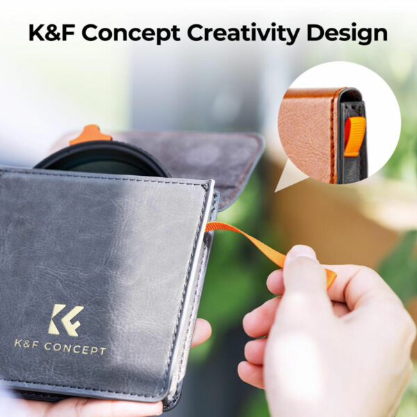 K&F Concept 86mm ND Filter ND2-ND400 High Definition Nano X Adjustable Fader Neutral Density Filter