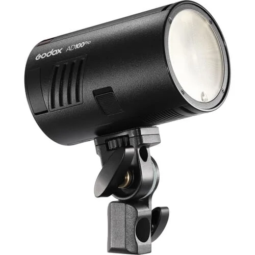 AD100 3 Godox AD100Pro flashgun for professional photography lighting.
