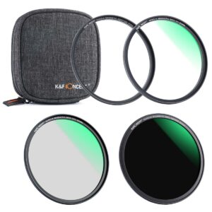 K&F Concept 77mm 3-Piece Magnetic Lens Filter Kit with MCUV