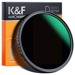 K&F Concept 77mm Lens Filter Variable Neutral Density ND3-ND1000