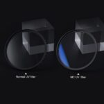 Comparison of normal UV filter and MC UV filter for cameras.