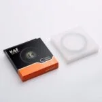 K&F Concept camera lens filter with packaging on a white background.