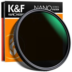 K&F Concept ND32-512 Nano-X Variable 77mm Filter