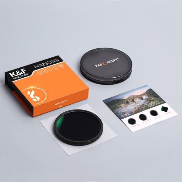 K&F Concept ND32-512 Nano-X Variable 58mm Filter