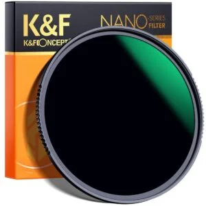 K&F Concept Nano-Series camera lens filter with packaging.