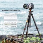 Professional Carbon Fibre Tripod 15kg Load 156cm Max Height 360° Ball Head & Detachable Monopod - Image 2