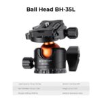 Professional Carbon Fibre Tripod 15kg Load 156cm Max Height 360° Ball Head & Detachable Monopod - Image 5