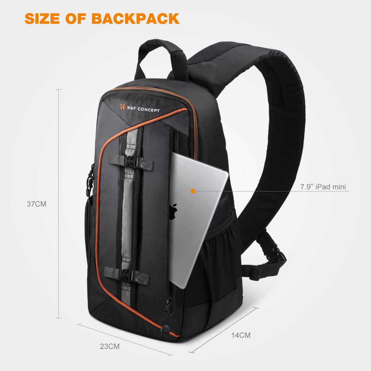 K&F Concept Sling Camera Bag Backpack for Travel Photography | Camix