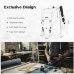 K&F Concept camera backpack with ergonomic design and side access, ideal for photographers.