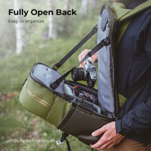 K&F Concept Backpack 20L Green Travel Backpack