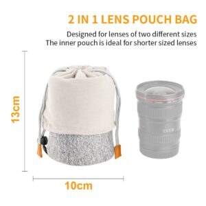K&F Concept Camera Lens Protective Pouch Bag