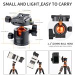 K&F concept BH-28L Ball Head for tripod 1/4‘’ Quick Release Plate - Payload 10kg - Image 2
