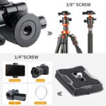K&F concept BH-28L Ball Head for tripod 1/4‘’ Quick Release Plate - Payload 10kg - Image 6